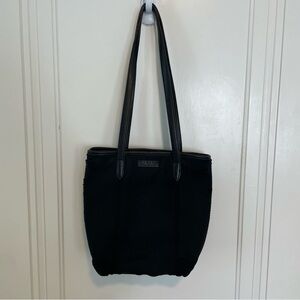 Vintage Coach Neo Classic Purse Bag Tote Lunch Bag Black Neoprene